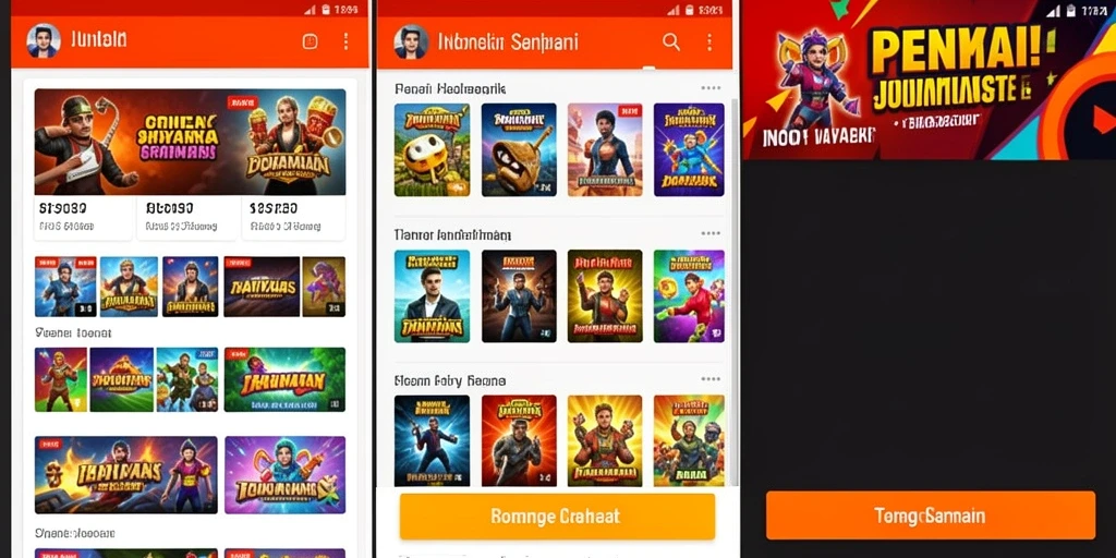 Screenshot tampilan awal 4P4P yang menarik.