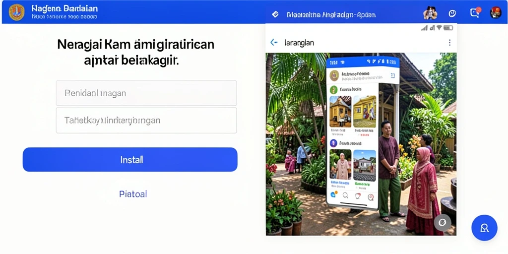 Tangkapan layar menampilkan karakter utama dengan latar belakang yang menakjubkan.