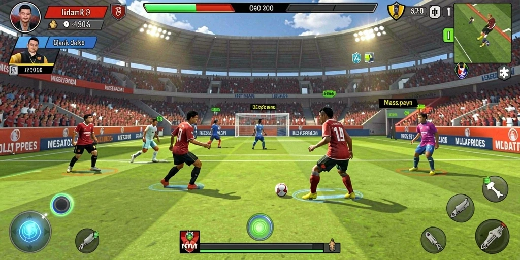 Screenshot menampilkan antarmuka permainan yang menarik.
