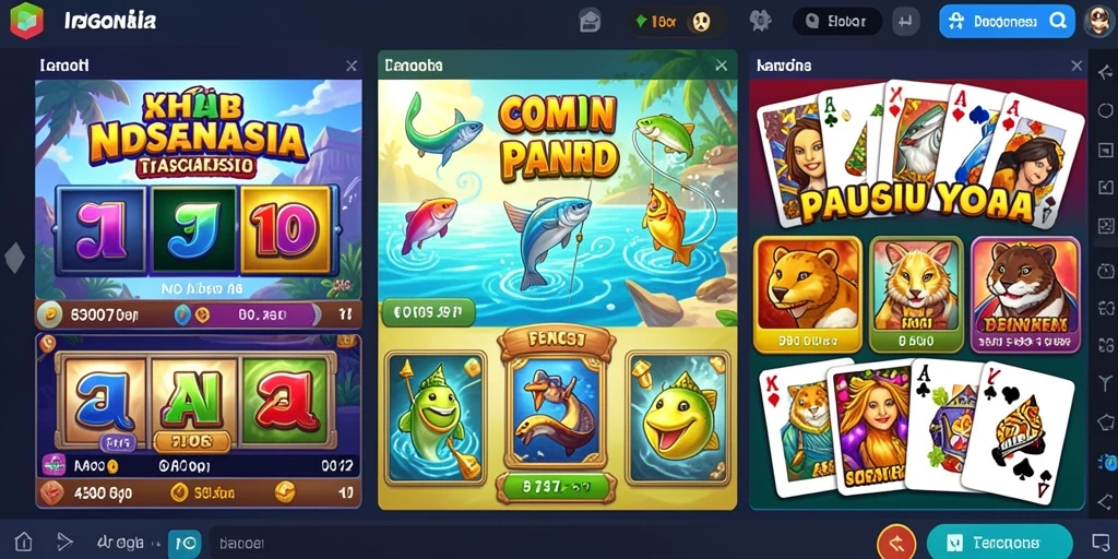 Tangkapan layar menunjukkan grafis menarik dan detail level.