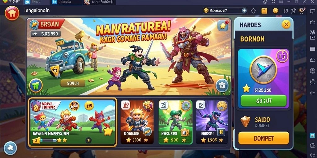 Tampilan utama J200M yang menarik.