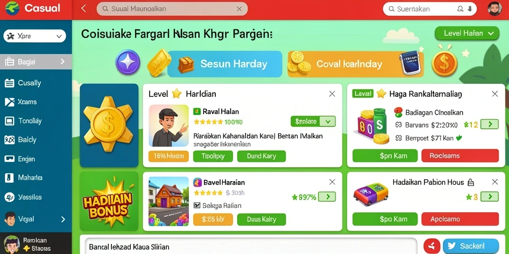 Tampilan antarmuka yang menarik dan mudah digunakan.