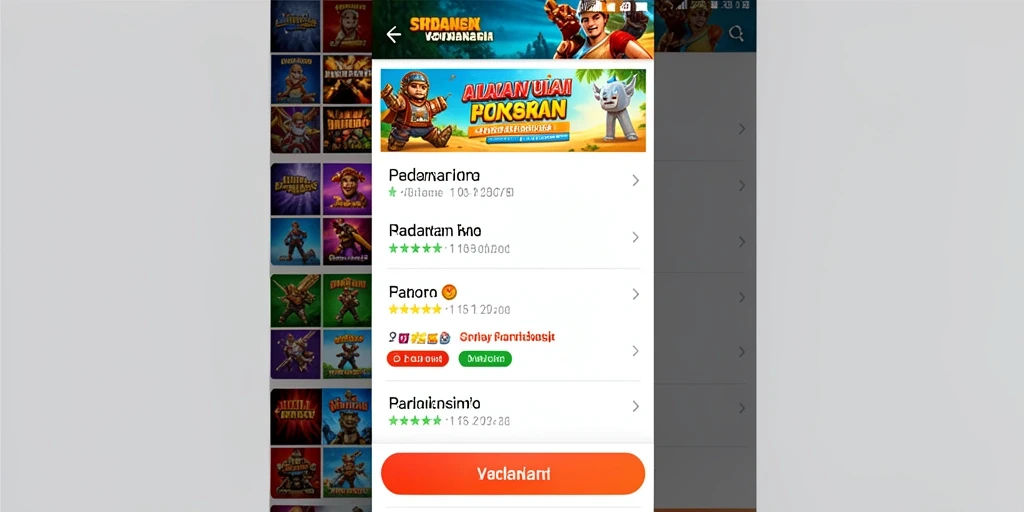 Tampilan antarmuka yang intuitif dan menarik.