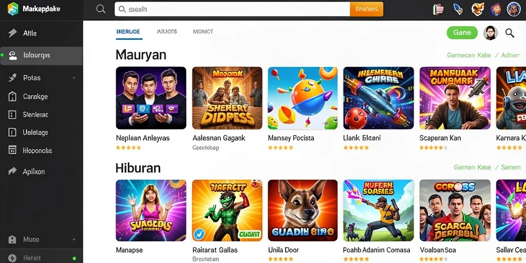 Tampilan antarmuka yang user-friendly.
