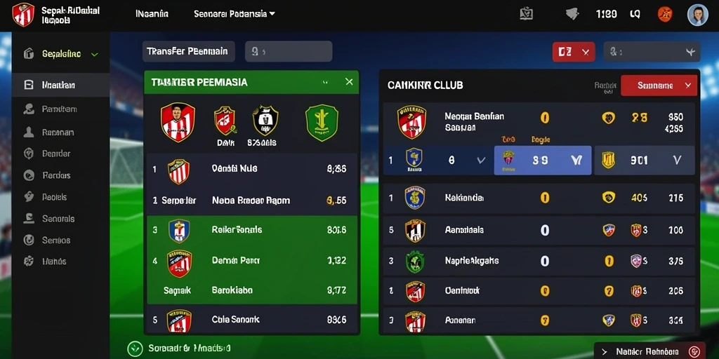 Tampilan antarmuka pengguna yang menarik dan interaktif.