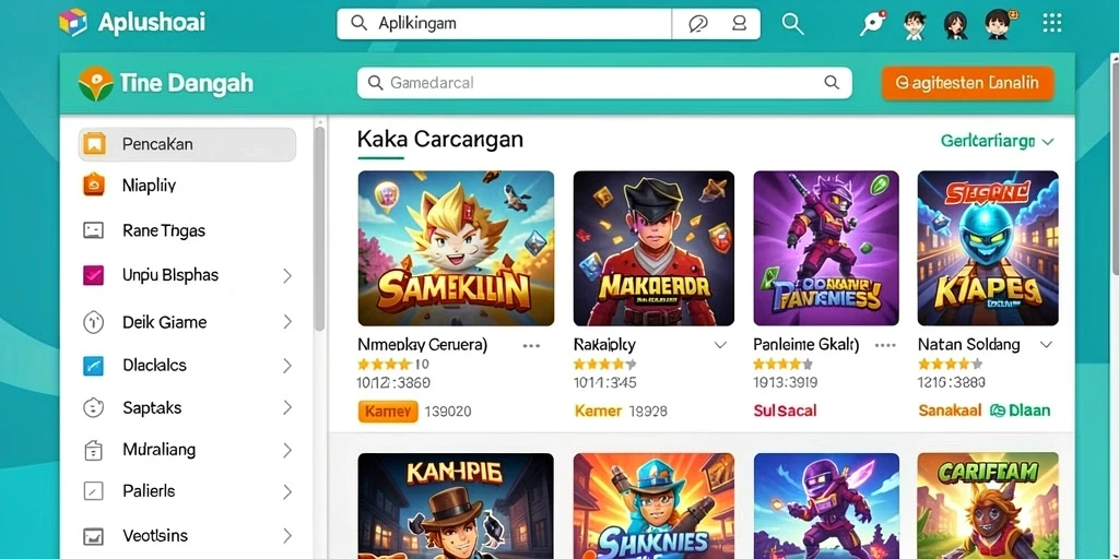 Tampilan antarmuka aplikasi PGBET yang modern dan menarik.