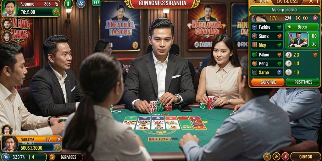 Tampilan karakter utama dalam RAJAZEUS yang memukau.